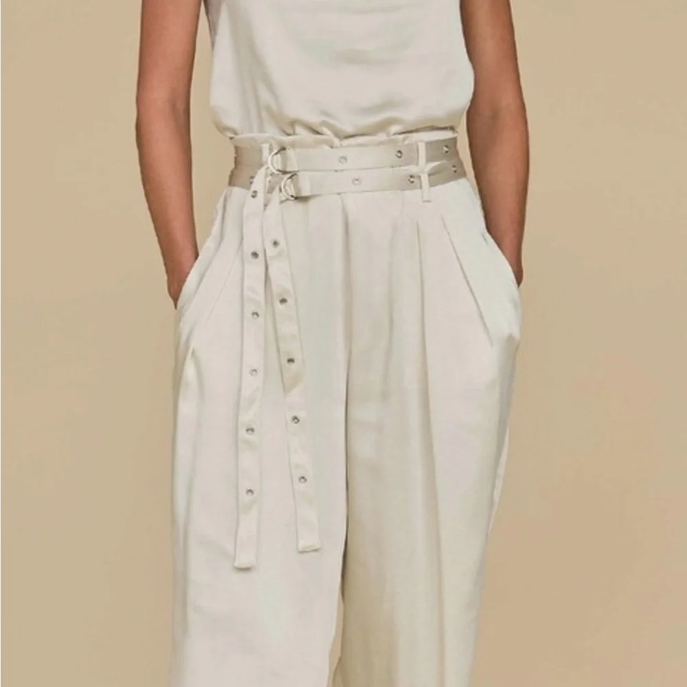 Noli Belted Pantsuit, worn once, bought on sale but wasn’t feeling the material - Picture 1 of 11